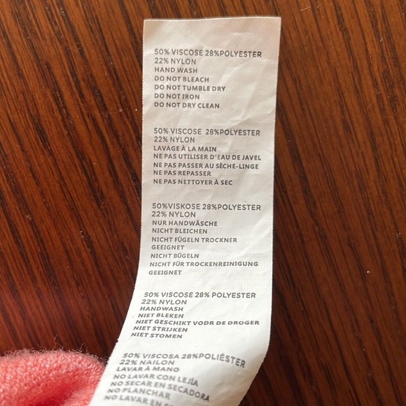 Nasty Gal Sweater Vest. Zebra print. Peach orange. Size 6. Soft - Picture 7 of 7